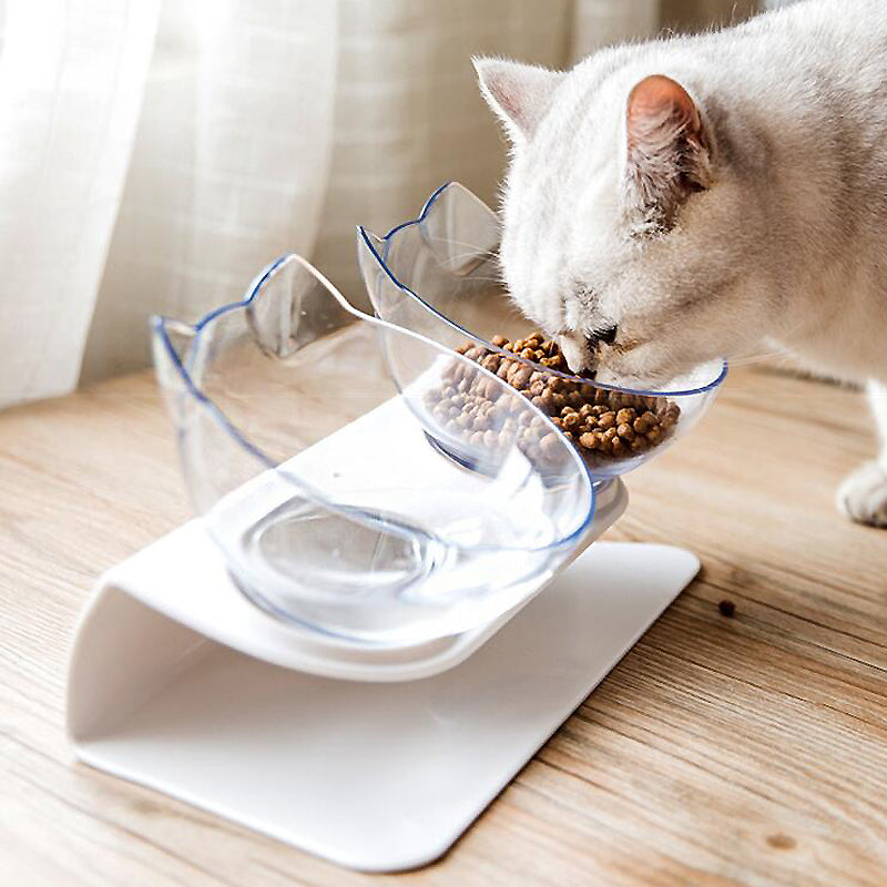 Non-Slip Double Cat Bowl Dog Bowl with Stand Pet Feeding Cat Water Bowl for Cats Food Pet Bowls for Dogs Feeder Product Supplies